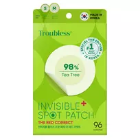 Troubless - Invisible Plus Spot Patch The Red Correct - Pleistrai nuo Spuogų Mažinantys Paraudimus - 96vnt