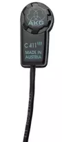 AKG C411 PP Microphone w/ Phantom adapter XLR