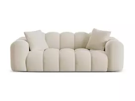 Velvet Sofa, "Treno", 3 Seats, 210x94x70 Made in Europe
