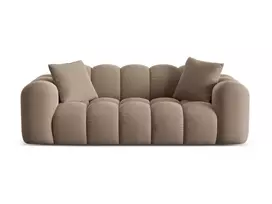 Velvet Sofa, "Treno", 3 Seats, 210x94x70 Made in Europe