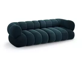 Velvet Sofa, "Koge", 4 Seats, 240x95x70 Made in Europe