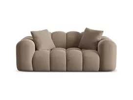 Velvet Sofa, "Treno", 2 Seats, 180x94x70 Made in Europe