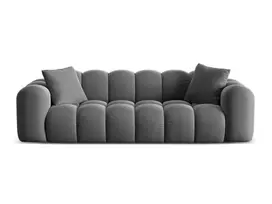 Velvet Sofa, "Treno", 4 Seats, 240x94x70 Made in Europe