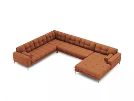 Panoramic Left Corner Sofa, "Bali", 7 Seats, 327x256x75 Made in Europe