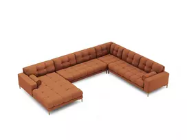 Panoramic Right Corner Sofa, "Bali", 7 Seats, 327x256x75 Made in Europe