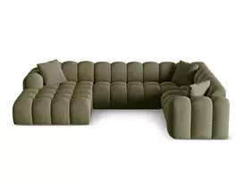 Panoramic Right Corner Sofa, "Treno", 4 Seats, 330x240x70 Made in Europe