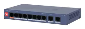 Dahua Technology CS4010-8ET2GT-60 tinklo komutatorius Valdomas L2 Gigabit Ethernet (10/100/1000) Maitinimas per Eternetą (PoE) Mėlyna