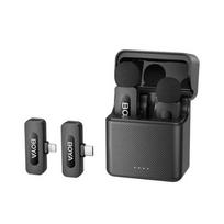 BOYA Belaidis mikrofonas BY-V3 komplektas 2.4GHz, su 2 siųstuvais ir 2 imtuvais (Type-C ir Lightning) Black EU | BY-V3-Combo | 6977490710013