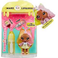 MGA Entertainment Yummiland Lip Gloss Doll Series 2 - Nia Candy Fluff 525462-EUC