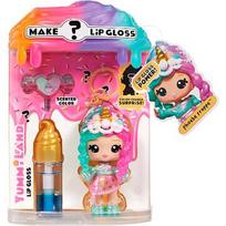 MGA Entertainment Yummiland Lip Gloss Doll: Mystery Color Change - Phoebe Frappe 546085-EUC