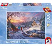 Schmidt Spiele Thomas Kinkade Studios: Disney Dreams Collection - Cinderella Bringing Home the Tree (1000 pieces) 58035