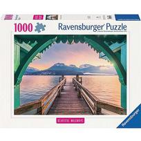 Ravensburger Puzzle Beautiful Walkways - Romantic footbridge at Lac d'Annecy (1000 pieces) 12001762