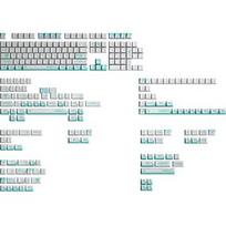 HYTE Firefly Keycap Set (white/turquoise) KEY-HYTE-FIREFLY