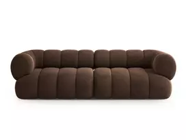 Velvet Sofa, "Koge", 4 Seats, 240x95x70 Made in Europe