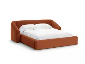 Storage Bed With Headboard, "Campi", 230x208x80 Made in Europe