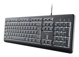 Trust Primo Beleuchtete klaviatūra Namams / biurui USB QWERTY Anglų (JAV) Juoda