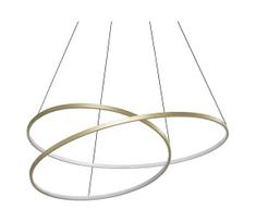 Ideal Lux - LED pakabinama liustra ant laido OZ LED/75W/230V Ø 100 cm CRI 90 auksinė