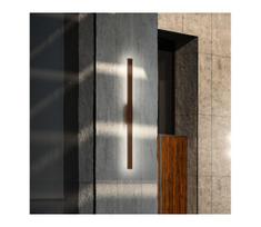 Ideal Lux - LED lauko sieninis šviestuvas LINEA LED/23W/230V CRI 90 144 cm IP54 rudas