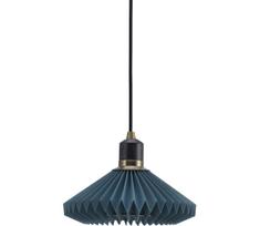 Halo Design 744060- Pakabinamas šviestuvas ant laido PARIS 1xG9/28W/230V, skersmuo 24 cm, mėlynas/žalvarinis/ąžuolinis