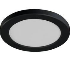 Kanlux 24607- LED lubinis/įleidžiamas šviestuvas 2in1 ERGA LED/17W/230V 3000/4000/6500K juodas