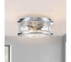 Quintiesse QN-ASHLANDBAY-F-PC-BATH-Vonios lubų šviestuvas ASHLAND 2xE27/60W/230V IP44