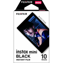 Fujifilm | Instax Mini | BLACK FRAME (10pl) Instant Film | 54 x 86 mm| Instax Mini | BLACK FRAME (10 pack) Instant Film | 54 x 86 mm