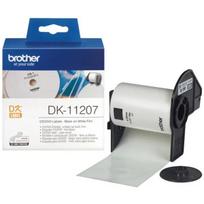 OEM ribbon Brother DK-11207 CD/DVD black on white, EKABRODK11207