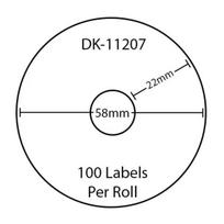 Compatible labels DK-11207 CD/ DVD, EJKNOBLB_11207