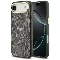 GUESS Python Pattern phone case with MagSafe support for iPhone 17 Air, black