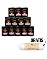 PAKA ZWIERZAKA Seventh Heaven Triušiena ir jautiena 12 x 400g + Jautienos dešra šunims 200g NEMOKAMAI