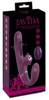 Javida Strapless Strap-On Flic vibratorius poroms