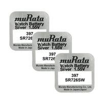 Murata 397 SR726SW baterijos 3 vnt.