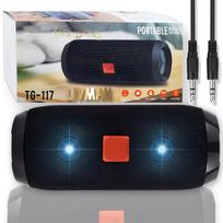 LIVMAN TG-117 belaidžiam naudojimui su FM radijo funkcija, keliomis atkūrimo parinktimis ir laisvų rankų skambučių priėmimu, 5W*2, 1200mAh