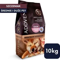 Addvena BOOSTED BY SUPERFOODS dla szczeniąt średnich i dużych ras 10kg