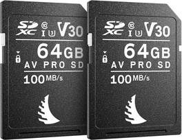 Angelbird memory card SDXC 64GB AV Pro V30 Match Pack for Fujifilm