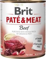 Brit Paté & Meat with Beef - wet dog food - 800g