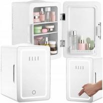 Elle Mini fridge with LED make-up mirror ELLE 4L white