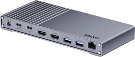 Unitek Potrójna stacja dokująca USB4 40Gb/s,zasilacz 120W