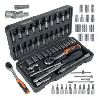 Įrankių rinkinys, 46 vnt., įrankių dėžė, 1/4" TORX lizdiniai raktai