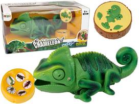 Nuotoliniu būdu valdomas chameleonas su šviesomis 28cm