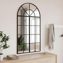 Sieninis veidrodis juodos spalvos 60x110cm geležis arkinis