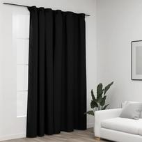 Naktinė užuolaida su kabliukais antracito spalvos 290x245cm