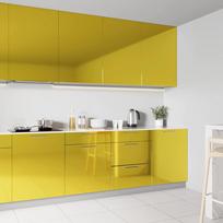 Lipni plėvelė baldams auksinės spalvos 500x90cm PVC blizgi