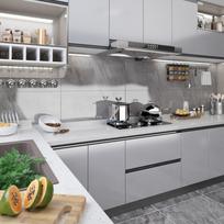 Lipni plėvelė baldams sidabrinė 500x90cm PVC blizgi