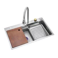 Virtuvės kriauklė VENTO 75X45X22 Satino spalvos