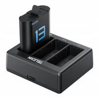 charger Usb + 2x Akumulator  Do Gopro Hero 13 Black / Telesin / S0-ecb-07-tgp | SB10377 | 6974944464409