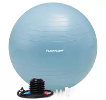 Gimnastikos kamuolys Tunturi Gymball 65–75 cm, Light Blue, Anti Burst