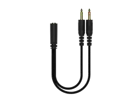 DH320 laidinės žaidimų ausinės DELTACO GAMING, iš odos, 3.5mm jungtis, garsumo ir nutildymo mikrofono valdikliai / GAM-190 / 4222403