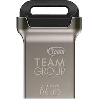 TeamGroup C162 64GB USB Flash Drive USB-A 3.2 Gen1 Silver Black TC162364GB01
