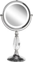 Kosmetinis veidrodis Beliani LED ø 18 cm Silver MAURY! | 297407 Bel | 4251682270137